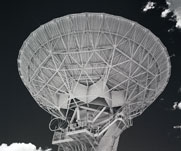 A radio telescope.